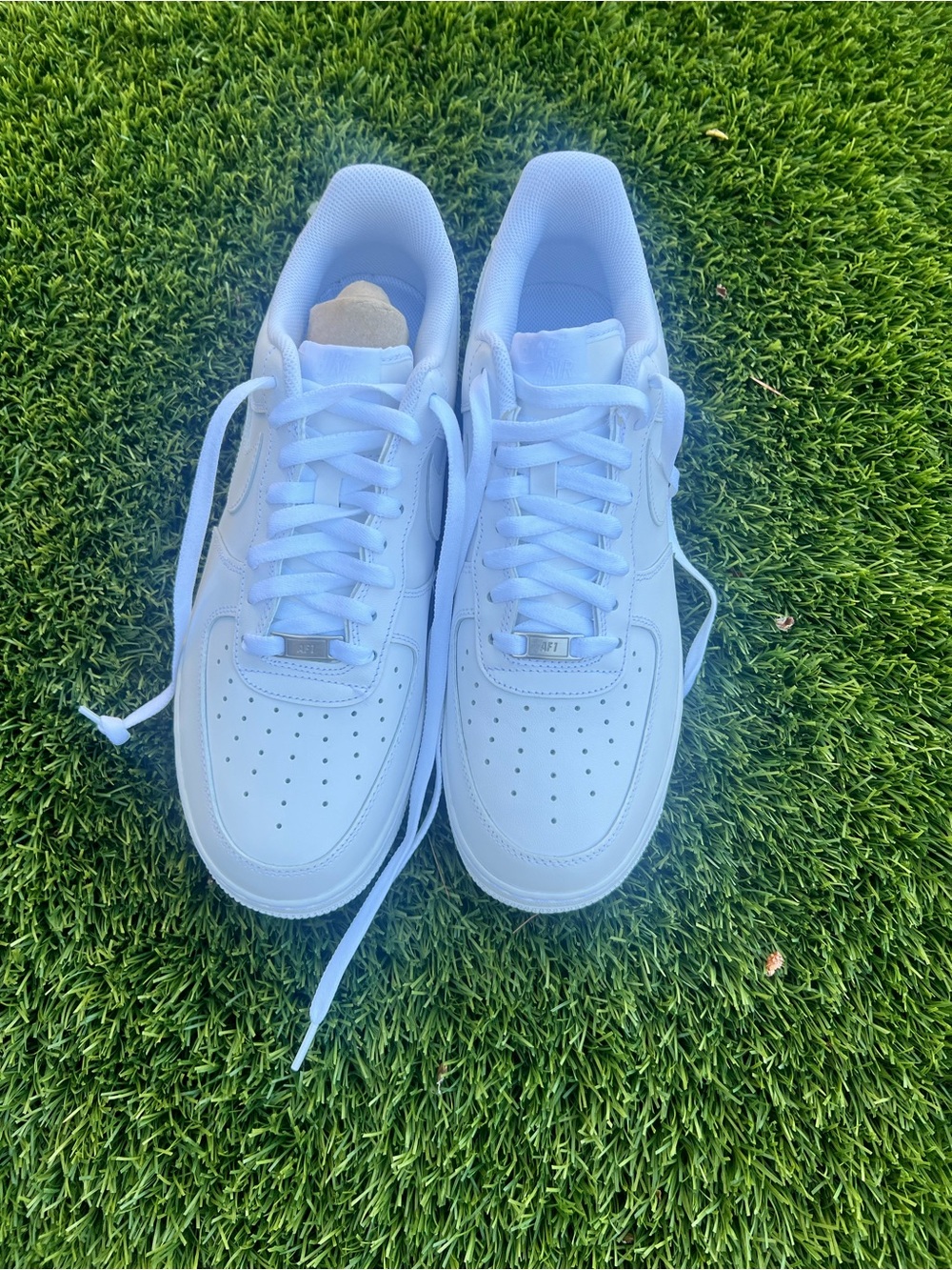 Nike Men's All-White Low-Top Sneakers